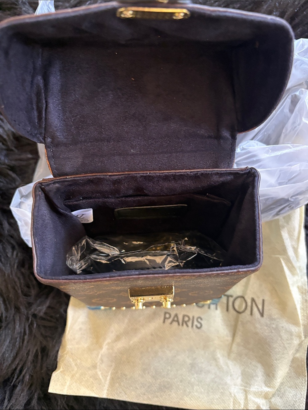 Louis Vuitton Brown Monogram Mini Trunk Bag - Picture 5 of 8